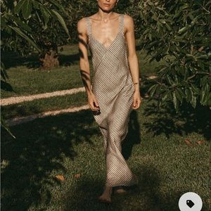 DISSH ALFIE SWIRL SLIP MIDI DRESS